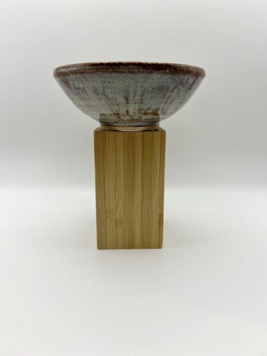 Small bowl in rustic pearl glaze