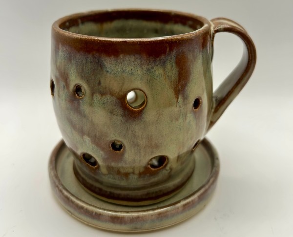 Small Berry Bowl w/ Dish in Rustic Pearl