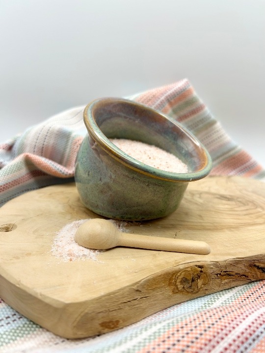 Salt Cellar in Pearlescent Green