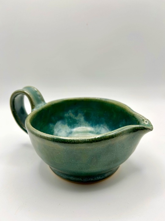 Stoneware Matcha Tea Set glazed in Sea Glass - Image 4