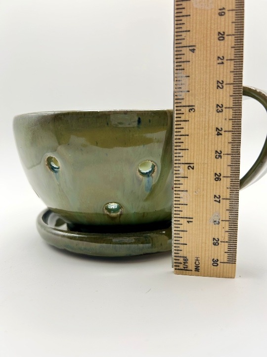 Berry Bowl w/ Dish in Olive - Image 6