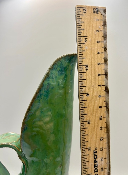 Swan Pitcher/Vase in Bright Turquoise - Image 7