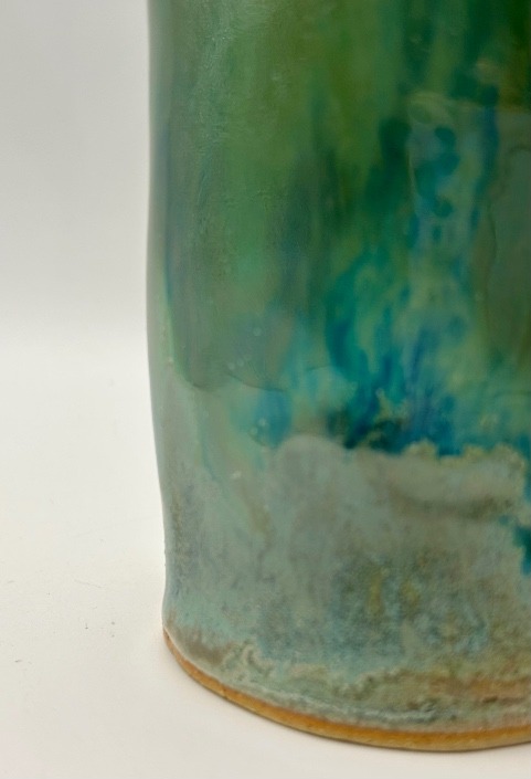 Swan Pitcher/Vase in Bright Turquoise - Image 5