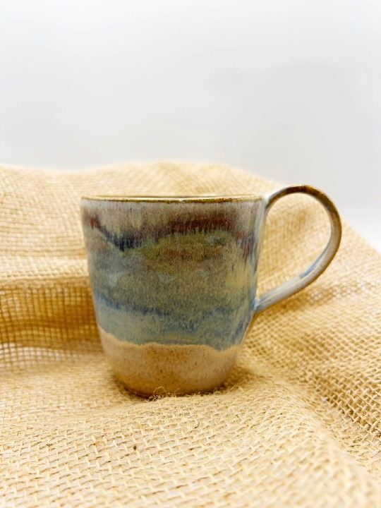 Stoneware Mug Glazed in Smoky Mountain Rain