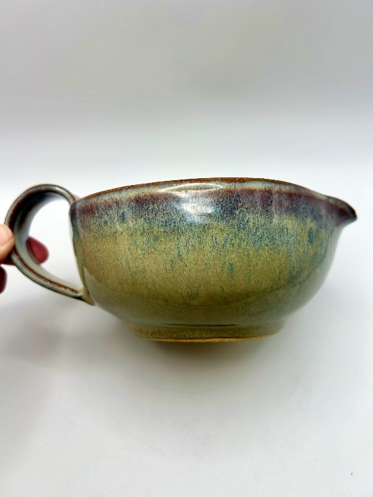 Stoneware Matcha Tea Set glazed in Rustic Pearl - Image 3
