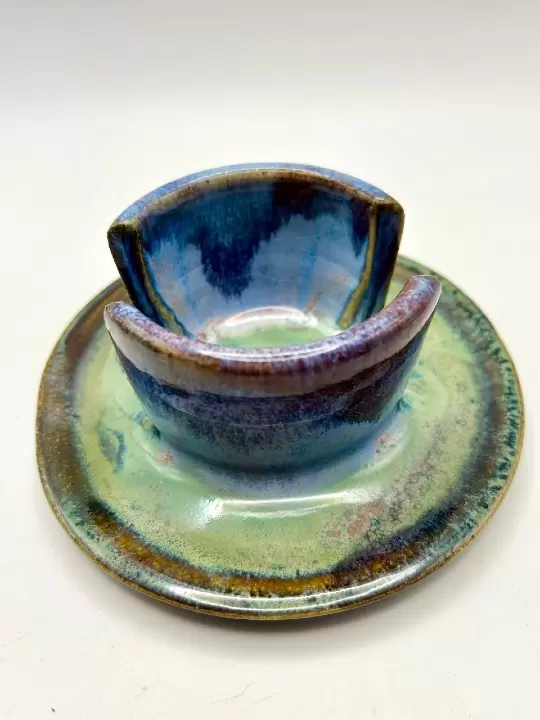 Sponge Holder in Layered Tie Dye