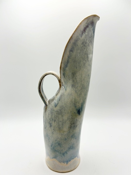Swan Vase/Pitcher in Smoky Mountain Rain - Image 3