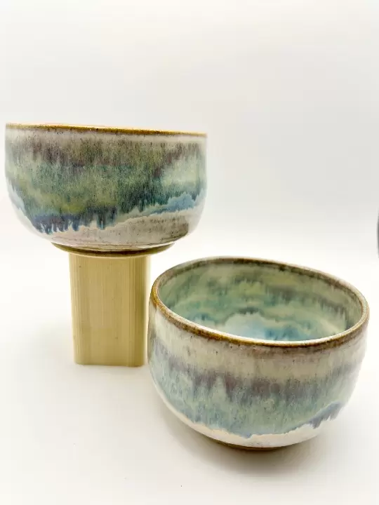 Rice Bowl Set in Smoky Mountain Rain