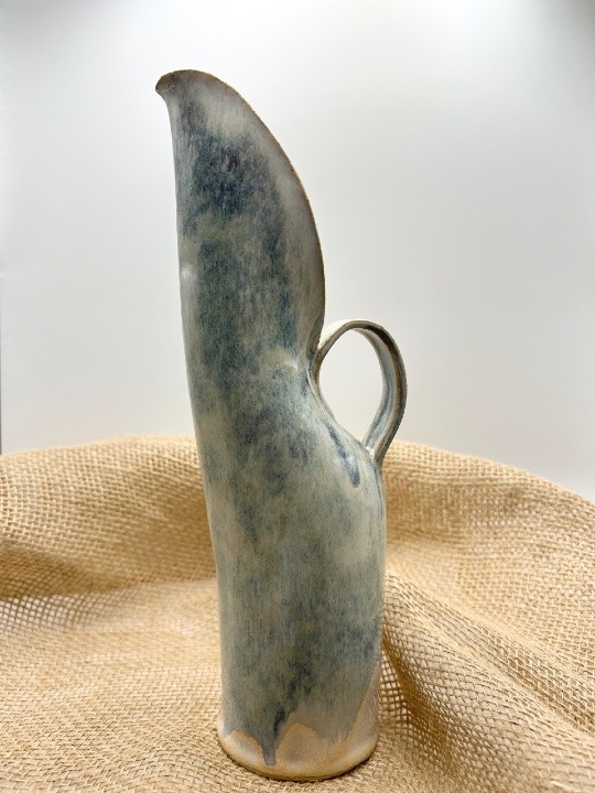 Swan Vase/Pitcher in Smoky Mountain Rain
