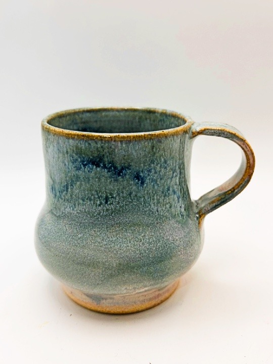 Bubble Mug Glazed in Water Lilies