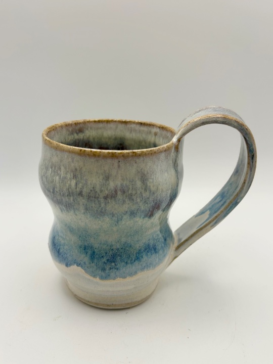 Bubble Mug Glazed in Smokey Mountain Rain