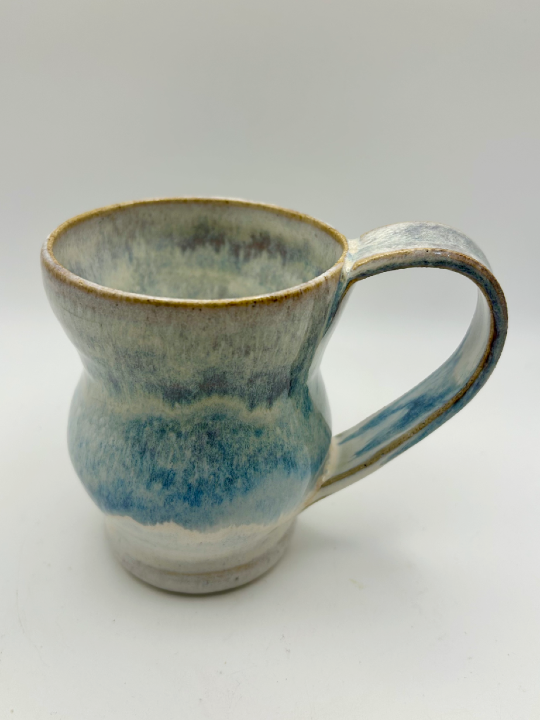 Bubble Mug Glazed in Smokey Mountain Rain
