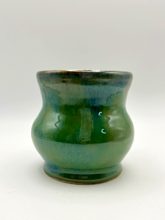 Ikebana Bowl Vase in Bright Green