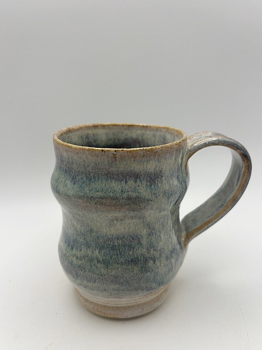 Bubble Mug Glazed in Iron Lustre